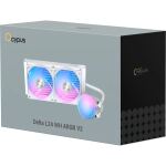 Ocypus Delta L24 ARGB V2 Prozessor All-in-One-Flüssigkeitskühler 12 cm Weiß 1 Stück(e)
