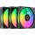 Ocypus Gamma F12 Elite ARGB (schwarz, 3er Pack, 120 mm)