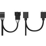 Ocypus Gamma F12 Elite ARGB (schwarz, Reverse, 3er Pack, 120 mm)