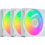 Ocypus Gamma F12 Elite ARGB (weiß, Reverse, 3er Pack, 120 mm)