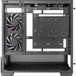 Deepcool CG380U 3F (schwarz, Panoramaglas-Gehäuse)