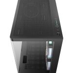 Deepcool CG380U 3F (schwarz, Panoramaglas-Gehäuse)