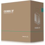 Deepcool CG380U 3F (schwarz, Panoramaglas-Gehäuse)