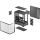 Deepcool CG380U 3F (schwarz, Panoramaglas-Gehäuse)