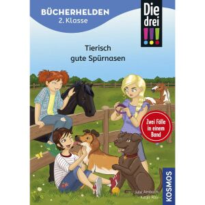 Kosmos Die drei !!!, Bücherhelden 2. Klasse Doppel Tierisch (Softcover)