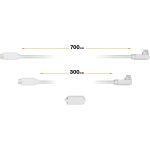 be quiet! IO Cable Kit 30/70-6 (weiß, Erweiterungsset)