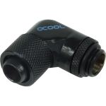 Alphacool HF 13/10 Anschraubtülle 90° drehbar G1/4 (schwarz)
