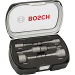 Bosch Power Tools Steckschlüsseleinsatz-Set, 6-teilig (6 - 13mm, in Kunststoff-Box)