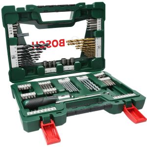 Bosch Power Tools V-Line TiN-Bohrer- und Bit-Set, 91-teilig , Bohrer- & Bit-Satz (grün)