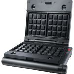 Steba Multi-Snack-Maker 3in1 SG 55 (schwarz, 1.100 Watt, mit 3 Platten-Sets)