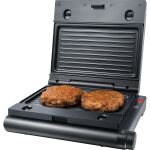 Steba Multi-Snack-Maker 3in1 SG 55 (schwarz, 1.100 Watt, mit 3 Platten-Sets)