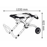 Bosch Power Tools Transport- und Arbeitstisch GTA 60 W...