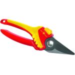 WOLF Garten Gartenschere Basic Plus RR 1500 (rot/gelb, 2-schneidig)