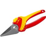 WOLF Garten Gartenschere Basic Plus RR 1500 (rot/gelb, 2-schneidig)