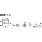 High Peak Familien-Tunnelzelt Paros 5