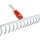 WOLF Garten Rechen DR-M 30 (rot/gelb, 30cm)