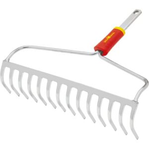WOLF Garten Bügelrechen DO-M 40 (rot/gelb, 40cm)