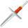 WOLF Garten Unkrautstecher KS-M (rot/silber, 17cm)