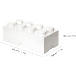 Room Copenhagen LEGO Storage Brick 8 weiß (weiß)