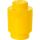 Room Copenhagen LEGO Storage Brick 1 rund gelb (gelb)