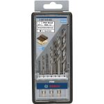 Bosch Power Tools PRO Wood HSS Holz-Spiralbohrer-Satz, 7-teilig (1/4" Sechskantschaft)
