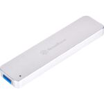 Silverstone Technology SST-MS09S USB 3.1 (silber)