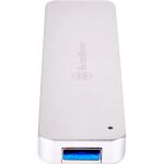Silverstone Technology SST-MS09S USB 3.1 (silber)