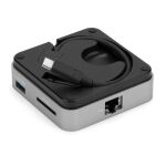 OWC USB-C Travel Dock E (grau/schwarz, HDMI, USB-A, Gigabit LAN)