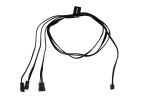 Alphacool Digital RGB LED Y-Kabel 3-fach mit JST Stecker (schwarz, 60cm)