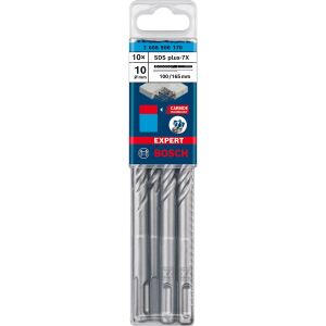 Bosch Power Tools EXPERT Hammerbohrer SDS-plus-7X, Ø 10mm, 10 Stück (Arbeitslänge 100mm)