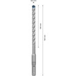 Bosch Power Tools EXPERT Hammerbohrer SDS-plus-7X, Ø 8mm, 50 Stück (Arbeitslänge 100mm)