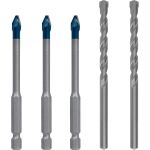 Bosch Power Tools EXPERT HEX-9 HardCeramic Bohrer Mixed-Set, Ø 6mm (5-teilig, inkl. 2 CYL-3-Betonbohrer)