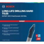 Bosch Power Tools EXPERT HEX-9 HardCeramic Bohrer Mixed-Set, Ø 6mm (5-teilig, inkl. 2 CYL-3-Betonbohrer)