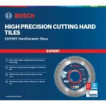 Bosch Power Tools Diamanttrennscheibe Expert HardCeramic, Ø 125mm (Bohrung 22,23mm)