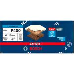 Bosch Power Tools Expert M480 Netzstruktur-Schleifblatt Ø 125mm, K400 (50 Stück, für Exzenterschleifer)