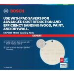 Bosch Power Tools Expert M480 Netzstruktur-Schleifblatt Ø 125mm, K400 (50 Stück, für Exzenterschleifer)