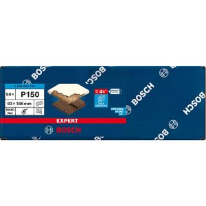 Bosch Power Tools Expert M480 Netzstruktur-Schleifblatt 93 x 186mm, K150 (50 Stück, für Schwingschleifer)
