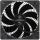 Silverstone Technology SST-AP184i-PRO 180x180x32 (schwarz, 180 mm)