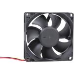 Alphacool ES 80mm 800-6.000rpm Fan 80x80x25mm (schwarz, Two Ball Bearing, PWM, 80 mm)