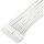 Silverstone Technology Netzteil-Verlängerungskabel SST-PP07E-MBW-V2, 24pin ATX (weiß, 30cm)
