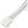 Silverstone Technology Netzteil-Verlängerungskabel SST-PP07E-EPS8W-V2, EPS 12V 8pin (4+4) (weiß, 30cm)