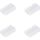 Silverstone Technology Netzteil-Verlängerungskabel SST-PP07E-EPS8W-V2, EPS 12V 8pin (4+4) (weiß, 30cm)