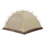 Jack Wolfskin Kuppelzelt GRAND ILLUSION IV (braun/beige, mit Tunnel-Anbau)