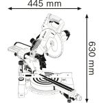 Bosch Power Tools Paneelsäge GCM 80 SJ Professional,...