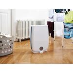Meaco Luftentfeuchter DD8L ION, mit Ionisator und Nano-Filter (weiß, 650 Watt, für Räume bis zu 46m² / 115m³)