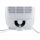 Meaco Luftentfeuchter DD8L ION, mit Ionisator und Nano-Filter (weiß, 650 Watt, für Räume bis zu 46m² / 115m³)