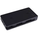 Alphacool Core 6x 4-Pin PWM/DRGB Splitter (schwarz, mit SATA-Stromanschluss)