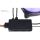 Alphacool Core 6x 4-Pin PWM/DRGB Splitter (schwarz, mit SATA-Stromanschluss)