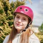 Hudora Skaterhelm (beere, Gr. 56-60)