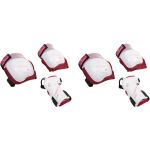 Hudora Biomechanisches Protektoren Set Comfort (pink/weiß, Größe M)